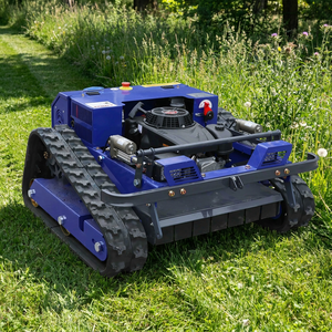 Robot tondeuse industriel <span class=keywords><strong>sans</strong></span> <span class=keywords><strong>fil</strong></span> <span class=keywords><strong>électrique</strong></span> 48V à batterie lithium, télécommandé, avec lame cylindrique et <span class=keywords><strong>pelle</strong></span> à neige, disponible immédiatement - Product Image 1