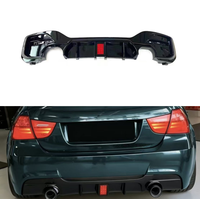 Diffuseur avec lumière LED pour BMW F20 Série 1 Hatchback LCI 15-20, style MP, diffuseur avec lumière