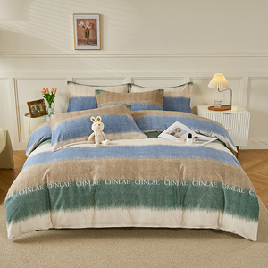 Ensemble de literie en coton de haute qualité de Chine draps 4-en-1 oreiller drap de lit en coton <span class=keywords><strong>Queen</strong></span> <span class=keywords><strong>size</strong></span> - Product Image 1