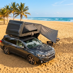 เต็นท์หลังคารถยนต์สำหรับทุกสภาพอากาศ ABS แข็งแรง ทนทาน สำหรับ SUV 4x4  กลางแจ้ง สำหรับ 3-4 คน รุ่น BXZH--001 เหมาะสำหรับ SUV รถจี๊ป รถกระบะ BXZH--001 - Product Image 4