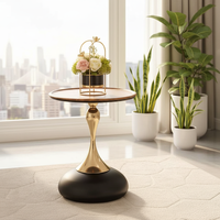 Table basse en bois de style italien, luxe léger, moderne, avec plateau en verre, best-seller, mobilier de salon en fer