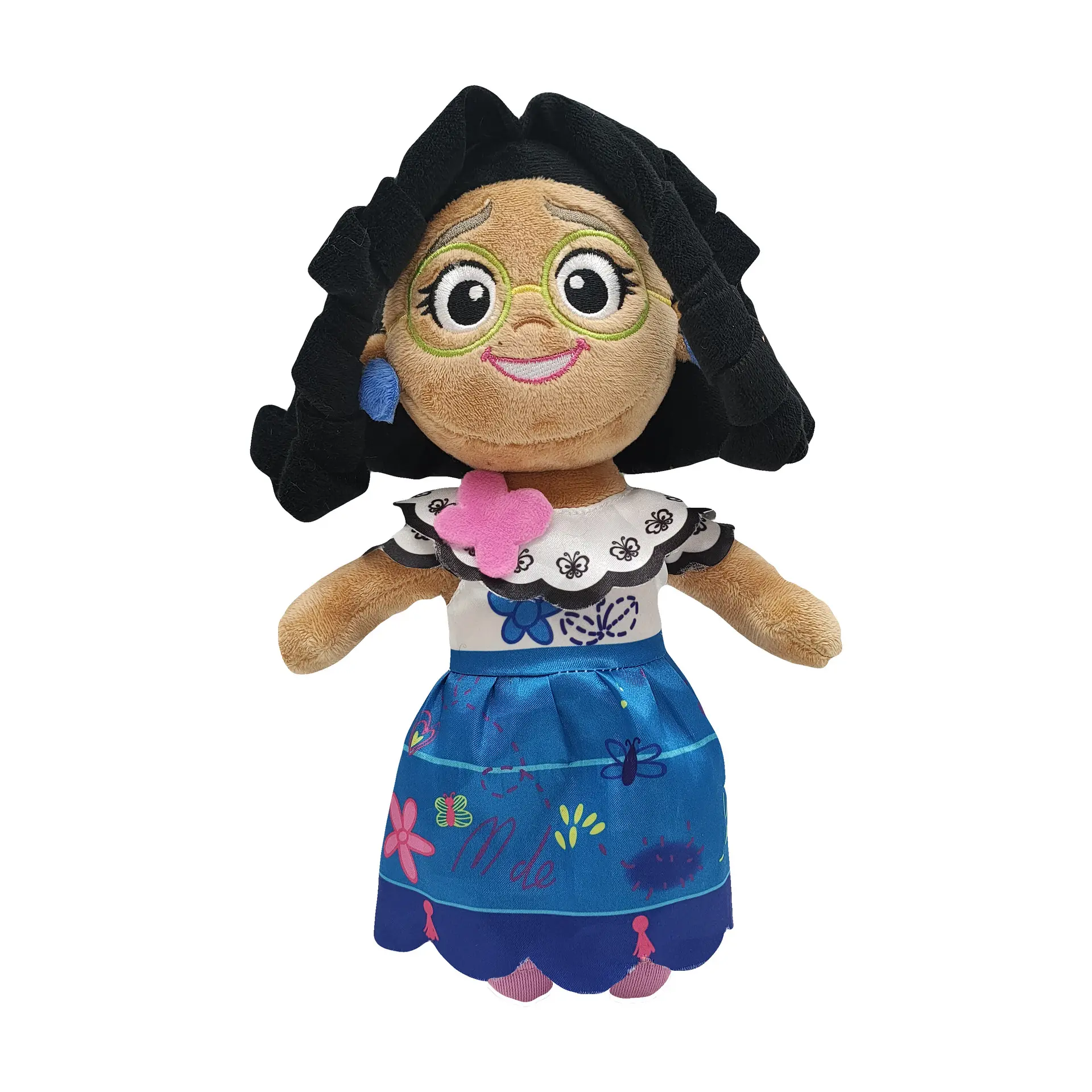 New Encanto Cartoon Stuffed Plush Toys Cartoon Girls Figure Plush Dolls Exquisite Encanto Movie Stuffed Black Girl Doll