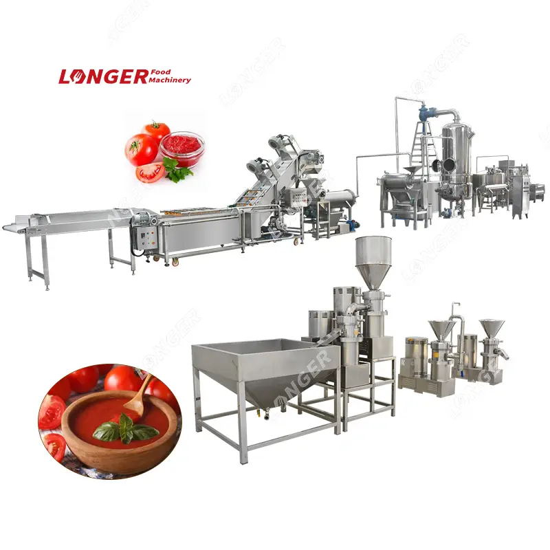 Volautomatische Ketchup Producent Tomatenpuree Productiemachine Voor Het Maken Van Tomatensaus