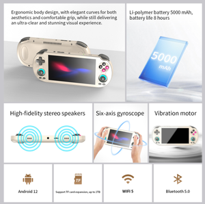 pour console de jeu portable open source RG VITA, écran tactile IPS de 5,5 pouces, appareil de jeu Wi-Fi 5000 mAh - Product Image 4