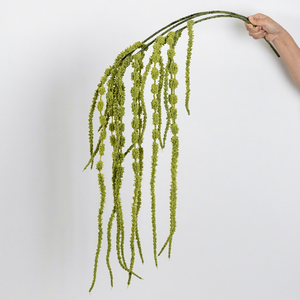 110cm Novedad: Flor de Amaranto Artificial Hecha a Mano de Espuma, Follaje Colgante Verde para Arreglos Florales de Boda, Día de la Madre y Decoración del Hogar - Product Image 5