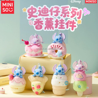 100% Original Mini So Store Llavero de Peluche de Vinilo de la Serie Hello Kitty y Stitch con Colgante de Aromaterapia