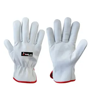 Guantes de trabajo de cuero para hombre, guantes de uso general