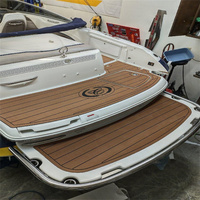 Tapis de plateforme de bain pour bateau Cobalt 200 2004, en mousse EVA, imitation teck, style SeaDek MarineMat Gatorstep, auto-adhésif