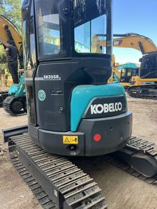 Mini-excavatrice Kobelco SK35SR de 3,77 tonnes, hydraulique, sur chenilles, avec godet de 0,11 m³ de capacité, équipement de construction - Product Image 2