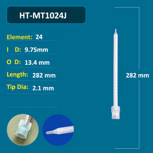 Boquilla Mezcladora Estática 1024, Puntas de Mezcla de Adhesivo PP, 24 Elementos, 400 ml, 600 ml, Relaciones 1:1, 2:1, Cartucho de Doble Jeringa, Rojo, ISO/GS - Product Image 5