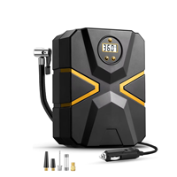 Compresseur d'air Gonfleur de pneu portable 12V pour voiture et moto Compresseur d'air électrique de pneu robuste pour véhicules