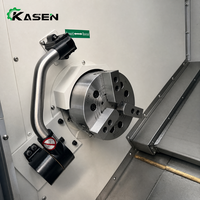 Tour CNC à banc incliné de haute précision TCK56Y, adapté aux lignes de production de pièces métalliques de précision