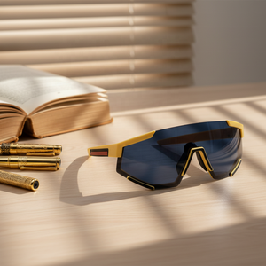 <span class=keywords><strong>Lunettes</strong></span> de soleil de sport de luxe Pra Fashion pour femmes et hommes, protection UV400, verres PC, pour le vélo et le cyclisme - Product Image 1