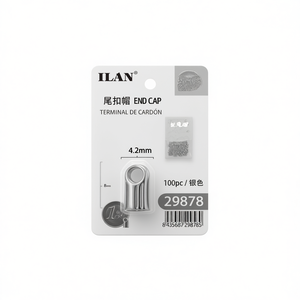 Terminale per cavo Ilan 4.2mmx8mm Argento 100 pz per terminale cavo - Product Image 1