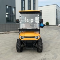 Voiturette de golf électrique 4 places avec batterie Li-ion, service après-vente à vie, véhicule électrique 4 personnes pour club de golf, prix abordable