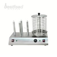 GUA OULI Nouvelle machine à hot-dogs et saucisses électrique haute productivité, très vendue, avec chauffe-pains et cuiseur vapeur 220V