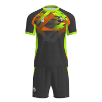 Jersey Sepak Bola Polyester Semua Jenis Kelamin, Cepat Kering, Bernapas, untuk Latihan Kebugaran Luar Ruangan