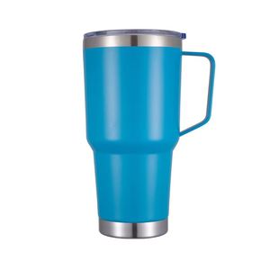 Vaso Térmico de Viaje de 30 oz con Aislamiento de Doble Pared, a Prueba de Fugas, con Recubrimiento en Polvo, con Asa y Tapa Deslizante - Product Image 2