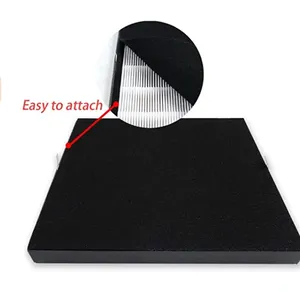 Mini pleat HEPA Bộ lọc không khí aktivkohlefilter cho hút thuốc và PET loại bỏ mùi máy lọc không khí thay thế - Product Image 6