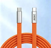 240W PD USB-C zu USB-C Kabel mit Faltbarem Handyständer Schnellladekabel für 8iP15 16 17 Pro Max Android Laptops