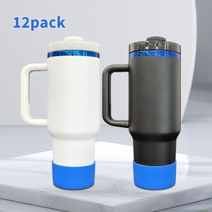 Paquete de 4 Vasos Térmicos de Acero Inoxidable Azul de 40 oz con Aislamiento al Vacío de Doble Pared para Viajes y Actividades al Aire Libre, Envío desde Almacén en EE. UU. - Product Image 6