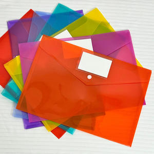 Sobres de plástico transparente de tamaño <span class=keywords><strong>A4</strong></span>, sobres transparentes para carpetas de archivos, bolsillo para etiquetas para la escuela, hogar, trabajo, oficina, uso duradero PP - Product Image 6