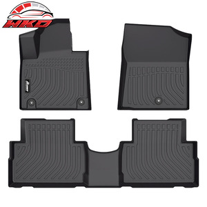 Alfombrillas moldeadas en 3D para todo tipo de clima, impermeables, de TPE, compatibles con Hyundai Santa Fe no híbrido 2021-2023 - Product Image 1