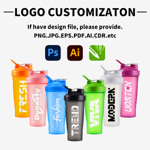 कस्टम लोगो 600 मिली शेकर पानी की बोतल, फिटनेस जिम के लिए शेकर बोतल, प्रोटीन बोतल, स्पोर्ट्स पीपी प्लास्टिक, बीपा मुक्त, नमूना मुफ्त - Product Image 6