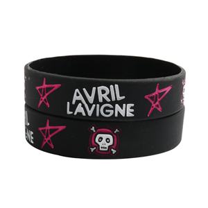 Bracelets en silicone tendance de haute qualité, style punk rock, pour cadeaux promotionnels - Product Image 1
