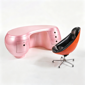 Mostrador <span class=keywords><strong>de</strong></span> Recepción Estético para Caja Registradora, Salón Corporativo, Oficina, Cadena <span class=keywords><strong>de</strong></span> Negocios, Moderno, Minimalista, <span class=keywords><strong>de</strong></span> Fibra <span class=keywords><strong>de</strong></span> Vidrio, con Cajón <span class=keywords><strong>de</strong></span> Almacenamiento - Product Image 5
