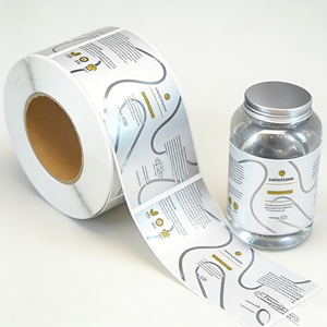 Étiquettes autocollantes rectangulaires personnalisables, imperméables, UV, pour l'emballage des bouteilles, fabricant d'étiquettes personnalisées professionnelles - Product Image 3