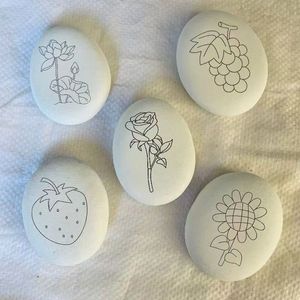 Diy Painting Arts and Crafts Flat Pebbles Popular <strong>White</strong> 5-8 cm Kids <strong>River</strong> Rock <strong>Stone</strong> High Quality Polished <strong>Stone</strong> Crafts - Product Image 4