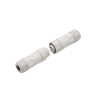 Nylon de haute qualité IP68 M12 2/3 broches connecteur étanche connecteur de fil avec bouchon à vis prises mâles femelles
