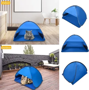 Mini Tienda <span class=keywords><strong>de</strong></span> Playa, <span class=keywords><strong>Refugio</strong></span> Solar - Apertura Automática, Portátil, Pequeña Tienda <span class=keywords><strong>de</strong></span> Playa Deportiva para Perros, Gatos y <span class=keywords><strong>Animales</strong></span> Pequeños - Product Image 4