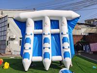 Bateau banane gonflable Crazy Water Sport Flying Fish, tube de sport nautique gonflable étanche pour jeux aquatiques en bord de mer et en station balnéaire
