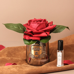 Rosa Preservada, Flor Artificial Decorativa, Planta para Mesa, Adorno Redondo Elegante con Aroma, Regalo para el Día de San Valentín - Product Image 2