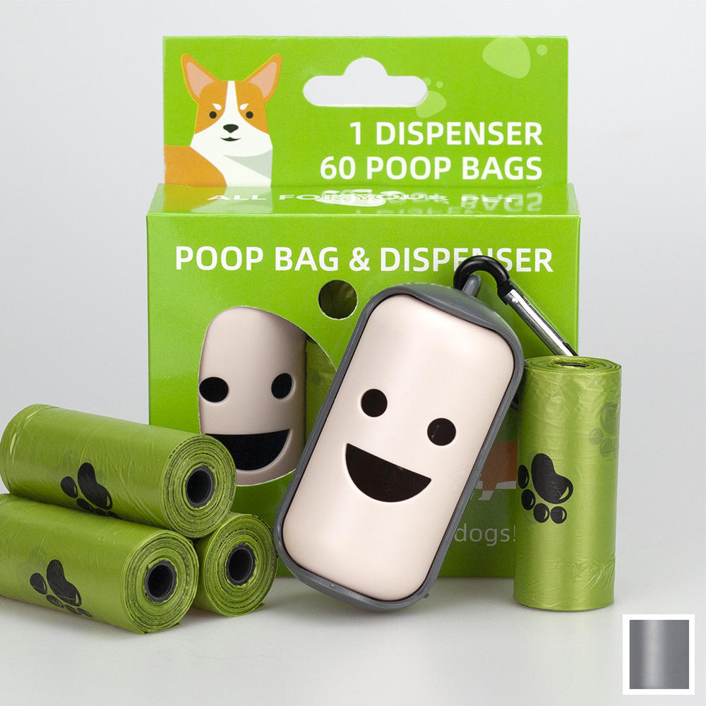 1 dispenser-gray+4 roll bags