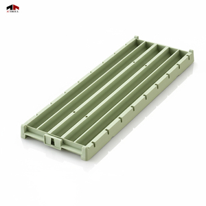 Caja de bandeja de núcleo de plástico HQ NQ <span class=keywords><strong>BQ</strong></span> PQ con tapa para muestras de perforación geológica y Minera - Product Image 1