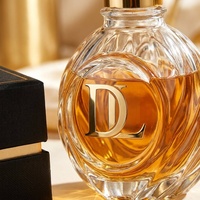 Diffuseur Rome en verre transparent, flacon rond 50ml 100ml, parfum d'ambiance vide, gravure personnalisée, huile de parfum, MOQ 100 pièces