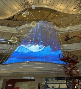 Thâm quyến nhà máy tốt bán cuộn lên màn LED hiển thị rất linh hoạt Màn hình phim cho các cửa hàng bán lẻ - Product Image 1