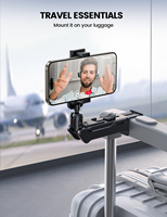 Support de téléphone rotatif à 360° Lamicall STRL03 pour voyage, fixation avion, support de bureau, plateau de table, accessoire essentiel pour le vol