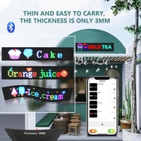 Meilleur écran LED modulaire, panneau souple ultra-fin, panneau d'affichage à messages défilants, contrôlé par Bluetooth, RGB, intérieur