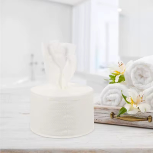Soft <b>Blue</b> Toilet Tissue <b>Roll</b> Standard Size Wood Pulp Material for Commercial Use - Product Image 6