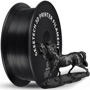 Geeetech 3D yazıcı 3d filament 1.75mm PLA filament siyah Plastik Çubuklar