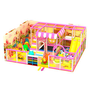 Parc de jeux intérieur en PVC et fibre de verre pour enfants, sur le thème de l'espace, avec trampoline, manège de divertissement, emballage personnalisable pour - Product Image 3