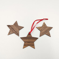 Boule lumineuse en bois découpé au laser, bois pour animaux domestiques, ornement artisanal de noël, offre spéciale, OEM