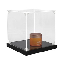 Présentoir transparent en acrylique pour poupée, strangement pour personnage de dessin animé, boîte de présentation Simple et à assembler, avec Base noire