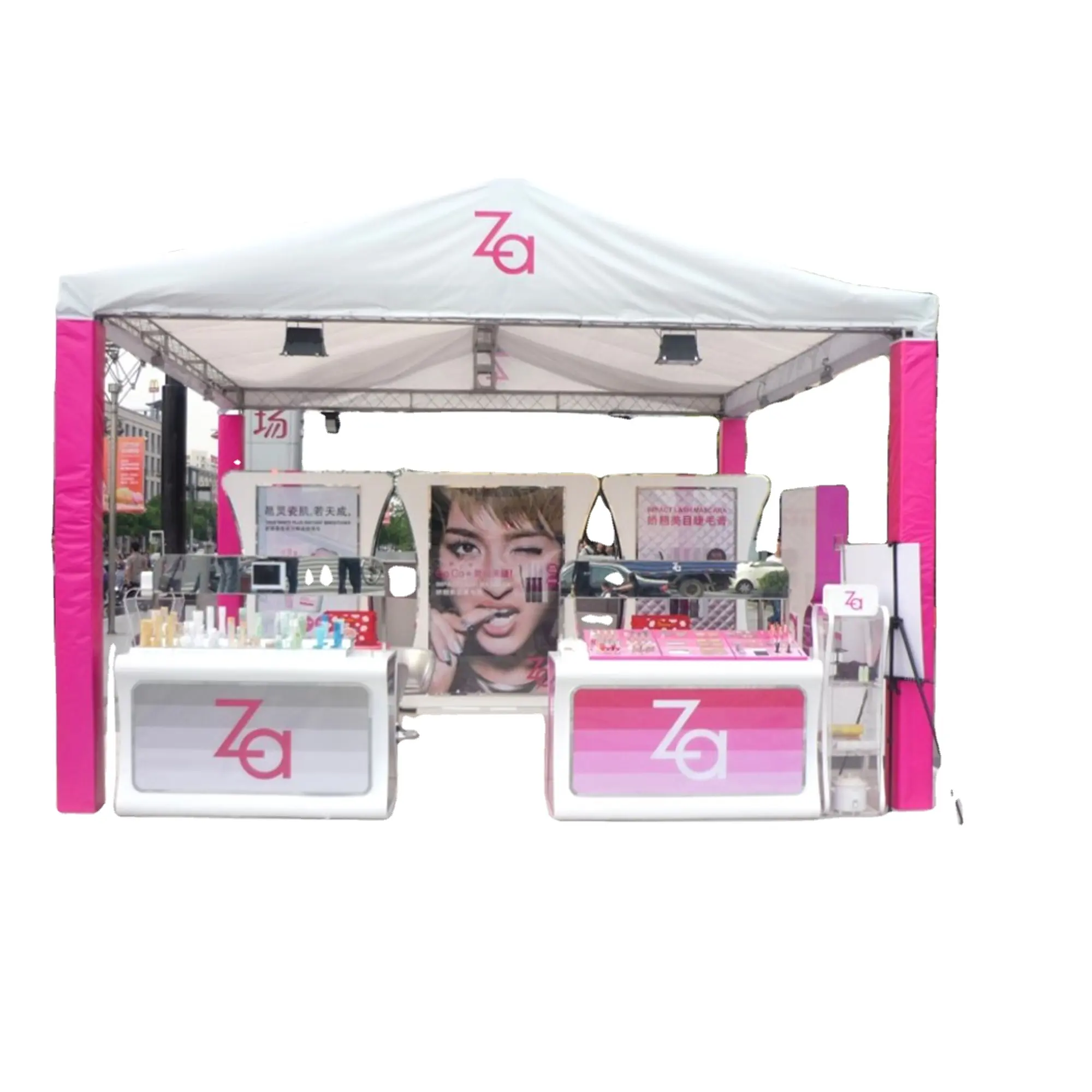Hot Sale Professional Lower Price Podium Pop Up Store Display Design Display Stand