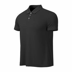 Polo de golf pour homme, séchage rapide, anti-humidité, UPF50, respirant, extensible, manches courtes, polo de sport OEM - Product Image 1
