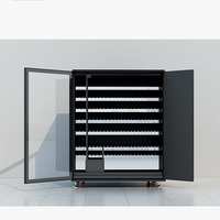 Distributeur automatique de boissons et de collations AM QDMECH pour lieux publics, grande capacité de stockage, stades, rues piétonnes